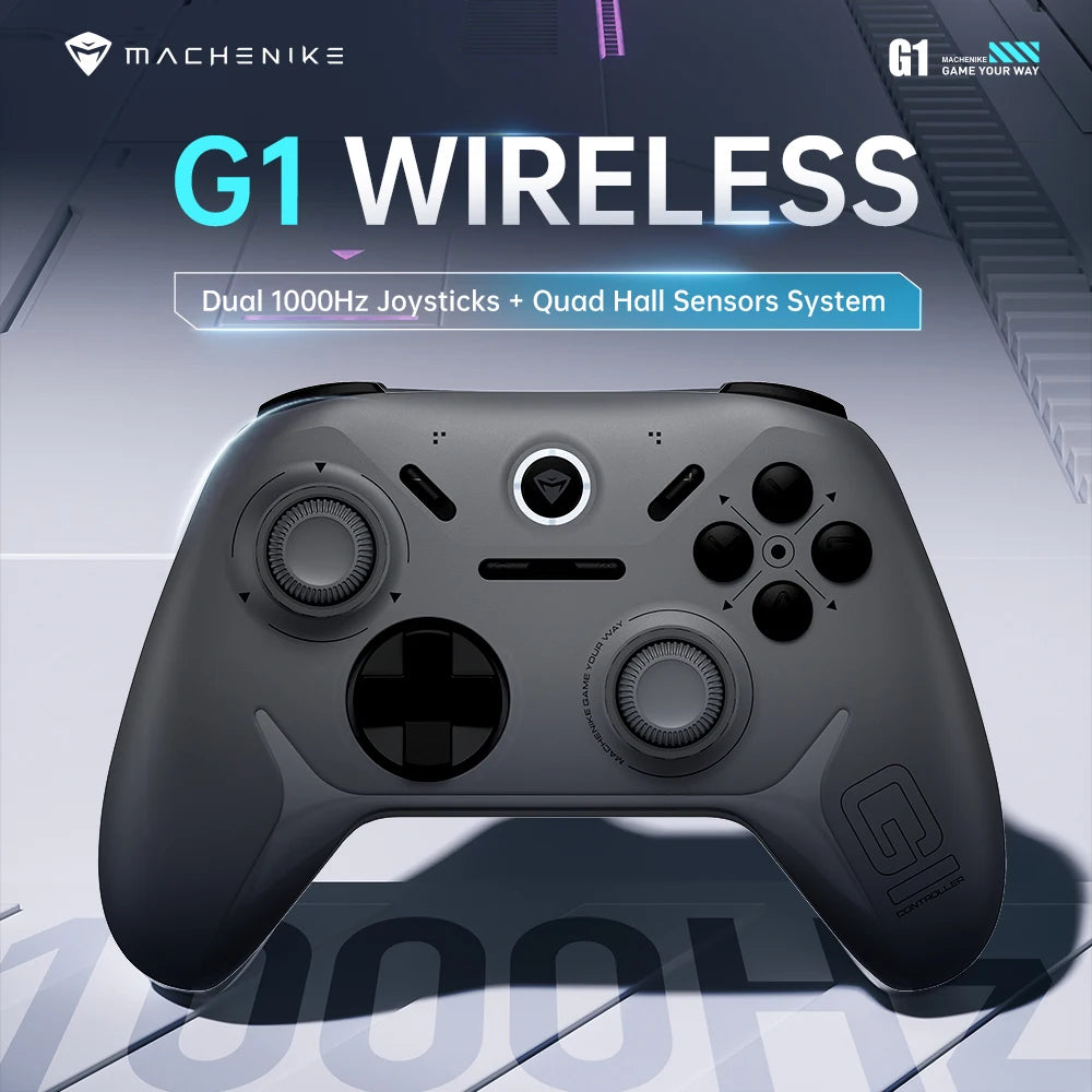 Comando Gaming MACHENIKE G1 – Sem Fios, Vibração Dupla, Compatível PC/Switch/Android/iOS Comando Gaming MACHENIKE G1 – Sem Fios, Vibração Dupla, Compatível PC/Switch/Android/iOS